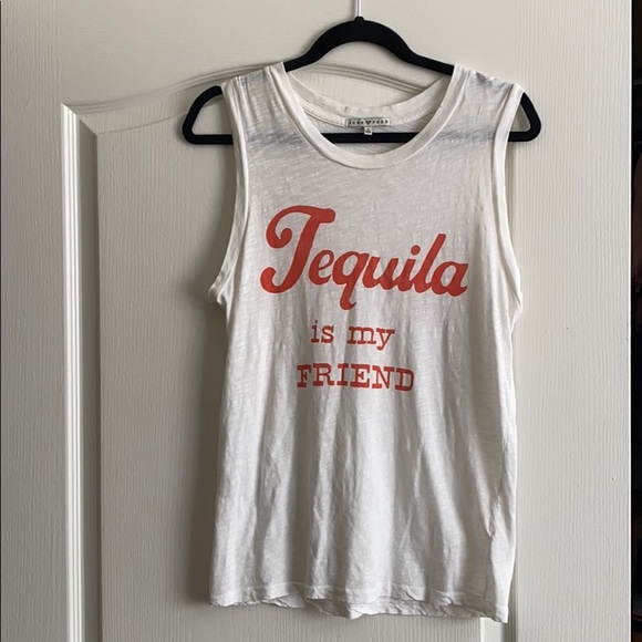 Junk Food Clothing Tops - Junk Food Tequila is my Friend Muscle Tank